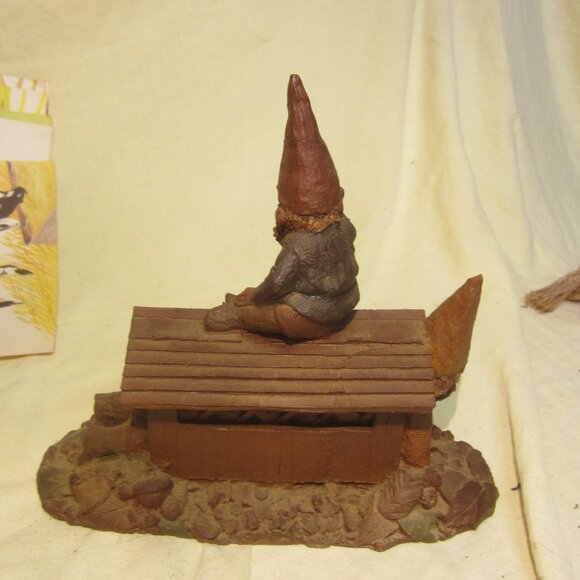 VTG 1986 TOM CLARK GNOMES, THE BRIDGE, LARGE FIGURE, VERY DETAILED - Picture 8 of 11